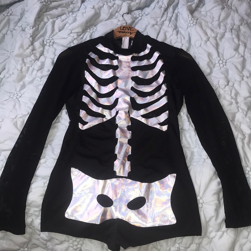 Halloween Holographic Skeleton Costume 👻 🎃 ✨